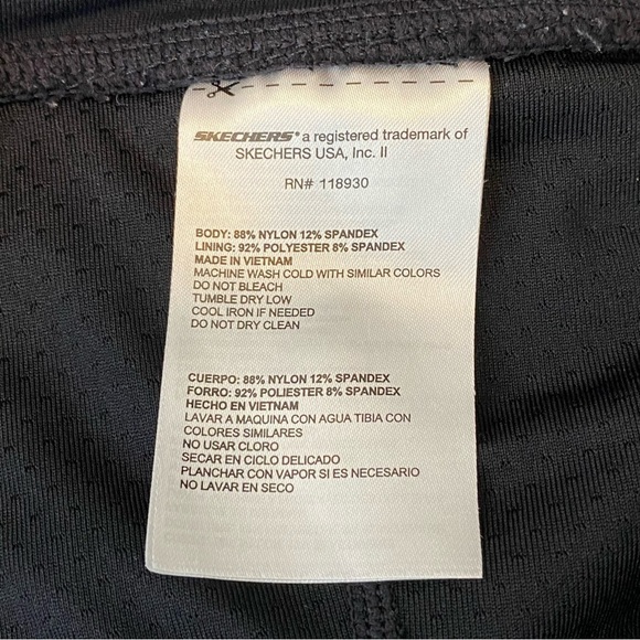 Skechers Black Go Walk High Waist Skort - Picture 8 of 9